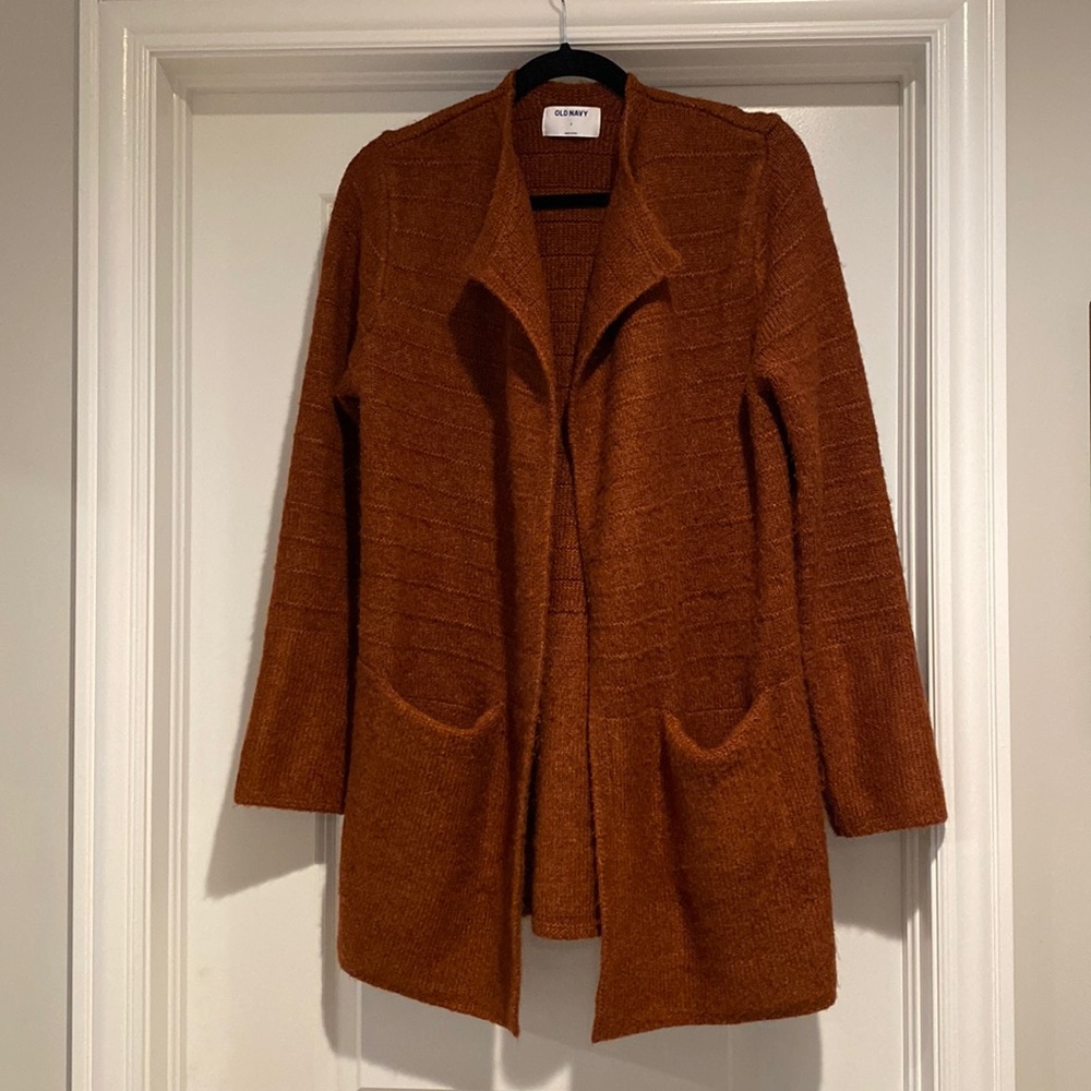 Rust colored Old Navy cardigan